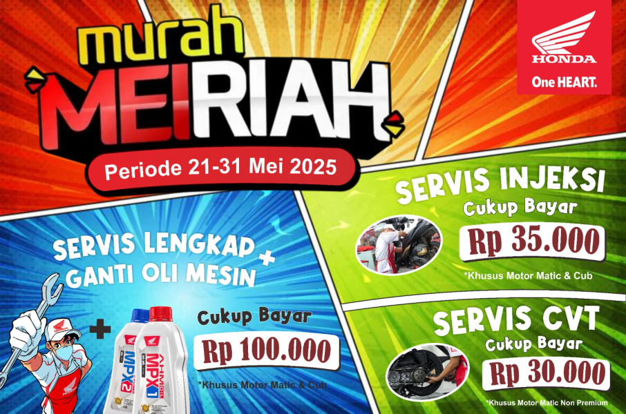 Program Murah Meriah Honda, Servis Berkualitas dengan Harga Terjangkau