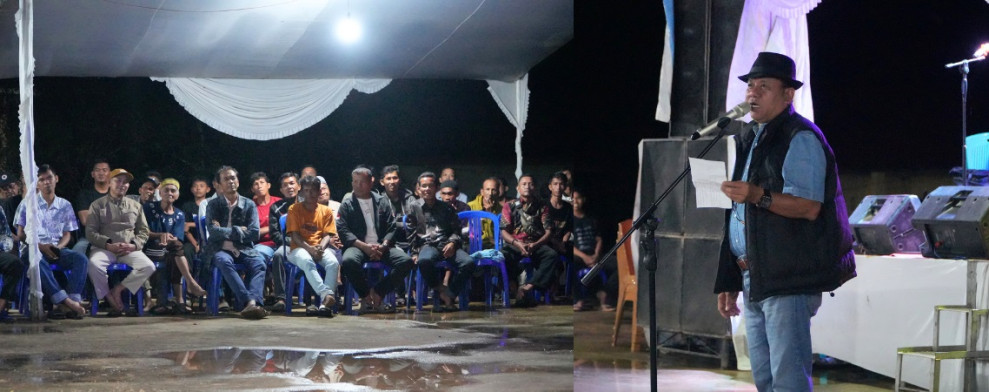 Jumpa Warga Teratak Baru, Bupati Kuansing: Persiapkan Diri untuk Event Pacu Jalur