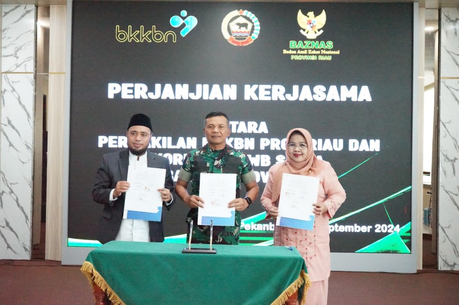 Korem 031/Wira Bima, BKKBN Riau, dan Baznas Riau Kolaborasi Bangun Sumur Bor di Bangko