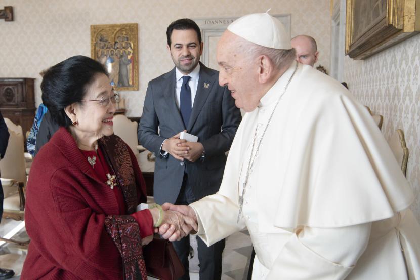Bertemu di Vatikan, Megawati dan Paus Fransiskus Bahas Perdamaian Dunia