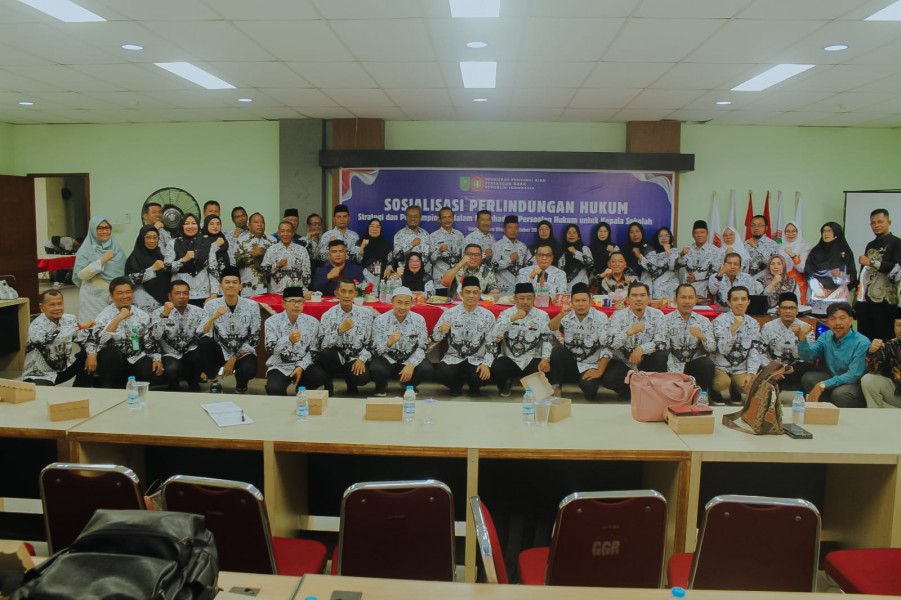 PGRI Riau Sosialisasikan Perlindungan Hukum Bagi Kepsek