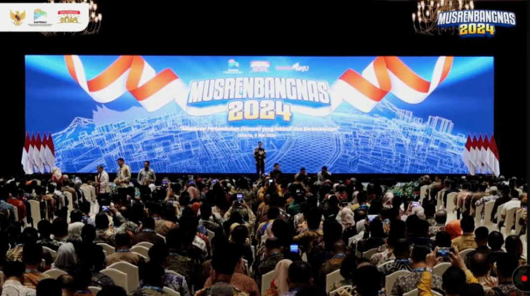 Dibuka Presiden Jokowi, Pj Gubri Hadiri Musrenbangnas 2024