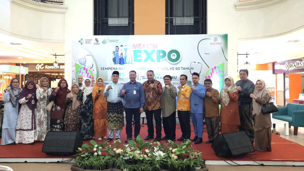 Perdana Digelar, Sekdako Pekanbaru Aprasiasi Ajang Health Expo