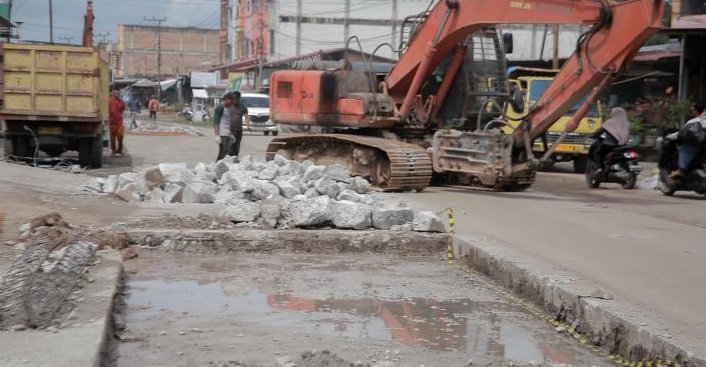 Disetujui Pemprov Riau, Wali Kota Dumai Instruksikan Perbaikan Jalan Lintas Purnama Lubuk Gaung