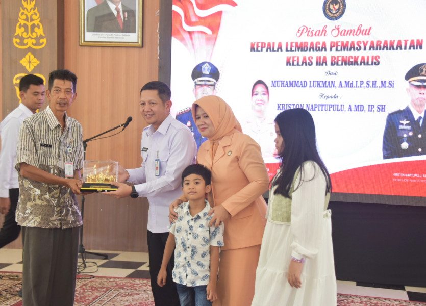 Bupati Bengkalis Hadiri Pisah Sambut Kalapas IIA Bengkalis