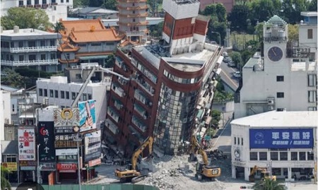 Jumlah Korban Gempa Taiwan Terus Bertambah