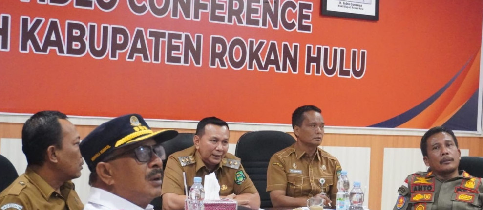 Atasi Masalah Banjir, Pemkab Rohul Rakor Bersama Pemprov Riau