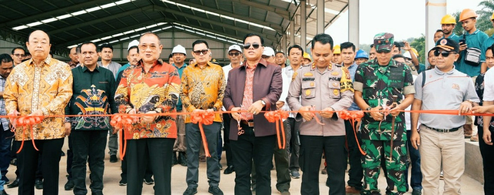 Bupati Resmikan Perusahaan Pengolahan Sawit di Kuansing