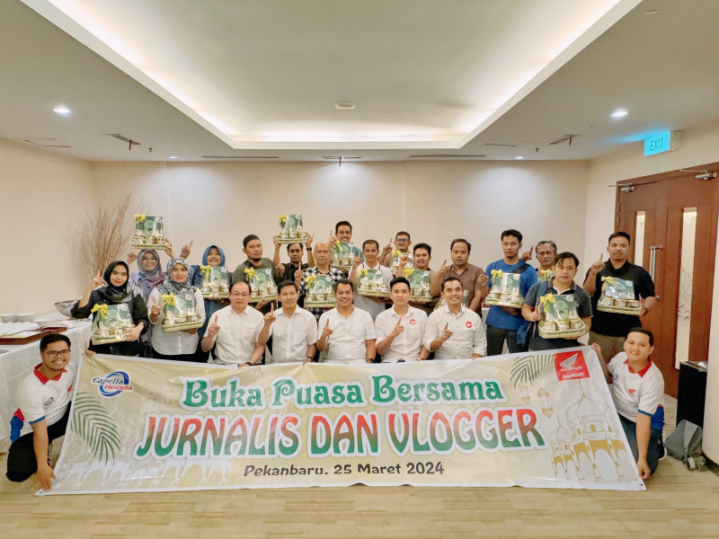 Jalin Silaturahmi, Capella Honda Ajak Jurnalis dan Vlogger Buka Puasa Bersama