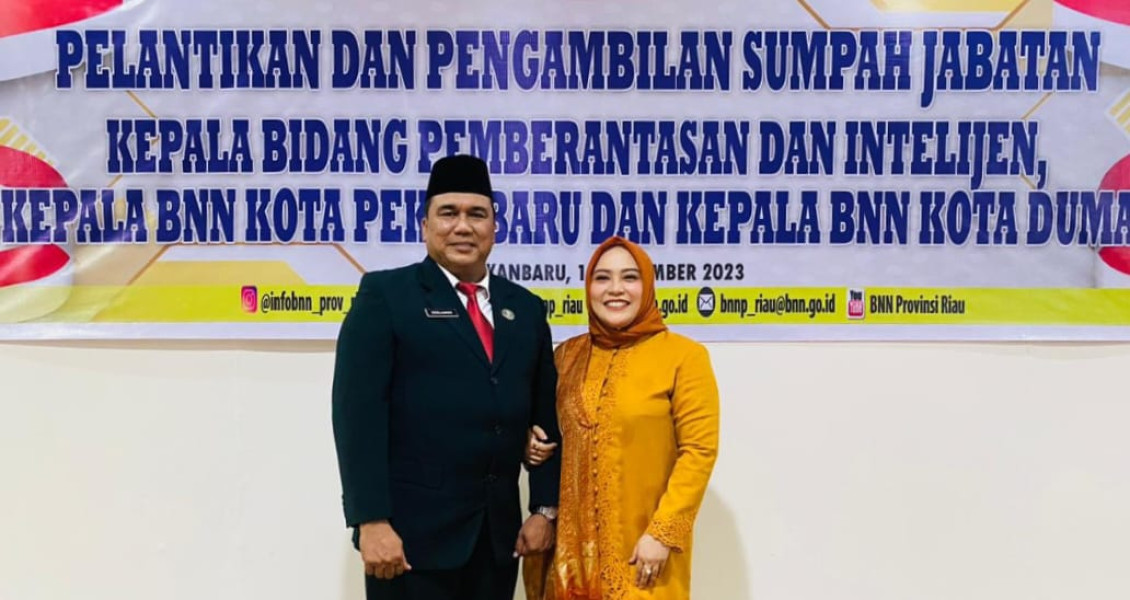 Kombes Pol Berliando S.I.K Jabat Kepala BNNK Pekanbaru