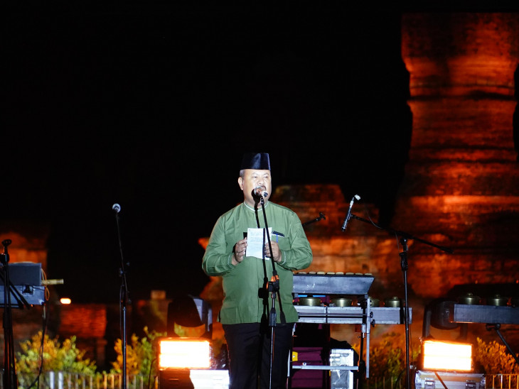 Pergelaran Julang Budaya Kampar di Candi Muara Takus Ditutup