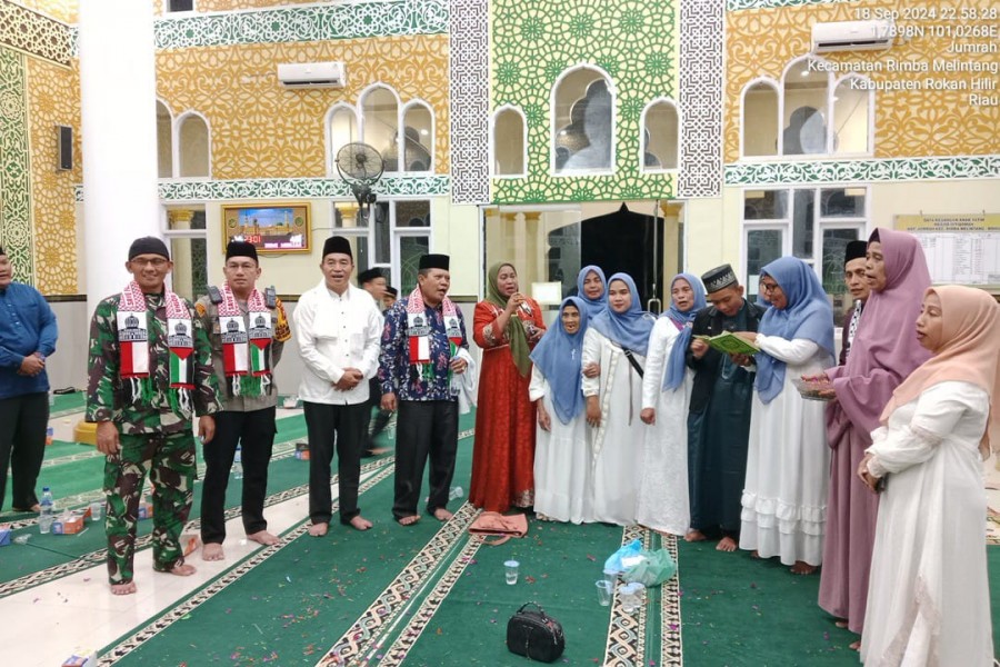 Danramil 05 / RM Hadiri Safari Kerukunan Hidup Rukun Damai di Mesjid Istiqomah Jumbrah Rimba Melintang