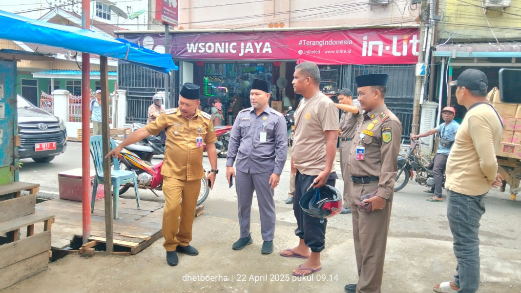 Satgas Trantibum Lakukan Penertiban dan Pengawasan Parkir Liar di Tembilahan