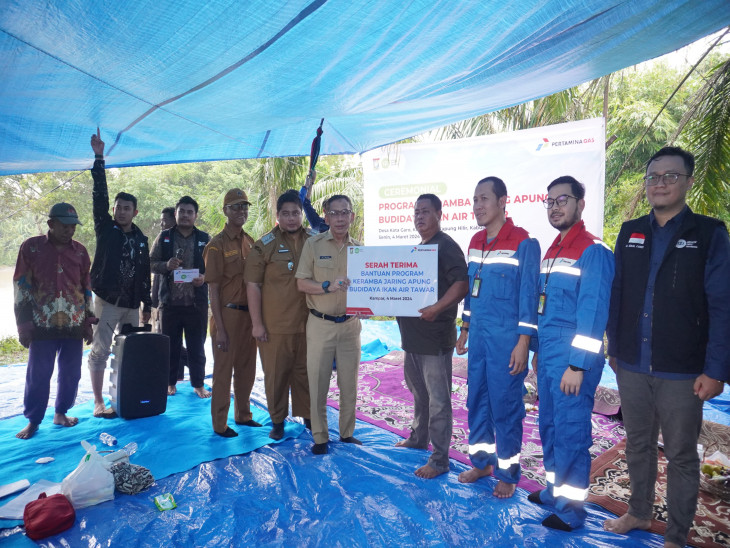 Pemkab Kampar Apresiasi Program Keramba Apung CSR Pertamina Gas ORA