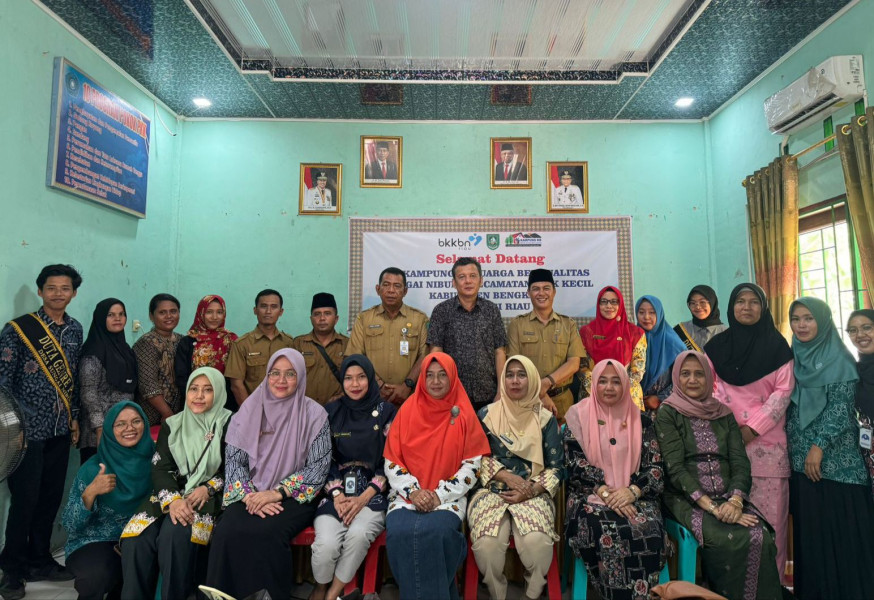 Kampung KB Desa Sungai Nibung Dinobatkan Terbaik Pertama se-Riau