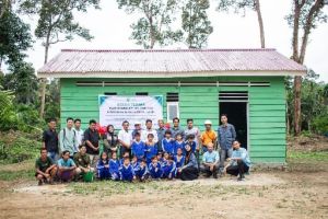 Dompet Dhuafa Riau Bangun 1 Kelas Baru di Pedalaman Suku Talang Mamak