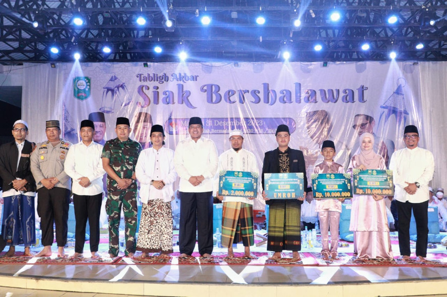 Sambut Pergantian Tahun, Pemkab Gelar Tablig Akbar dan Siak Bershalawat