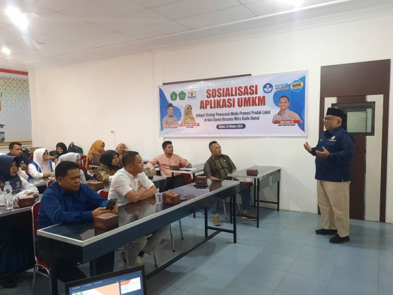 Soft Launching Aplikasi UMKM Kota Dumai, Hasil Kolaborasi Universitas Dumai Bersama Kadin