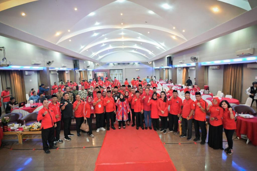 Bupati Hadiri Pembukaan Konsolidasi Dan Rapat Kerja Cabang PDI Perjuangan Bengkalis