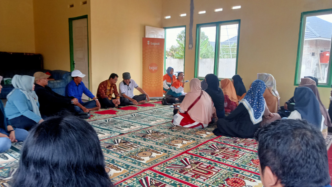 Lurah Sialang Sakti Dukung Pendampingan BTPN Syariah Melalui Kumpulan