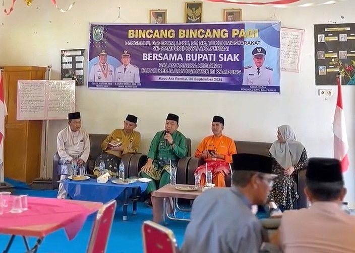 Lanjutkan Komitmen melayani Masyarakat, Bujang Kampung sambangi Kampung Kayu Ara Permai