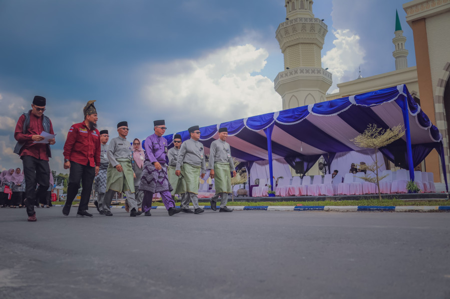 MTQ Tingkat Provinsi Riau ke-42 di Kota Dumai, 11 Kafilah Kabupaten Kota Disambut Hangat Tuan Rumah