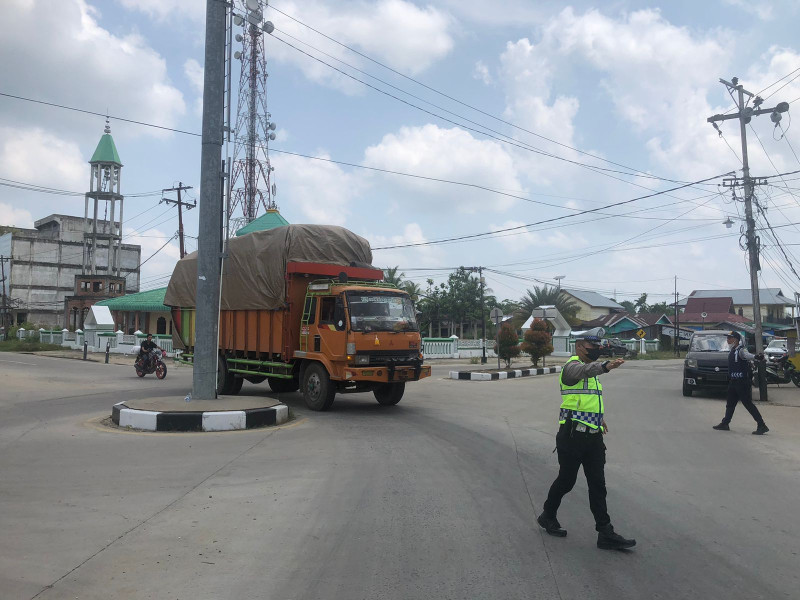 Gelar Razia, Dishub Riau Jaring 105 Kendaraan di Inhil