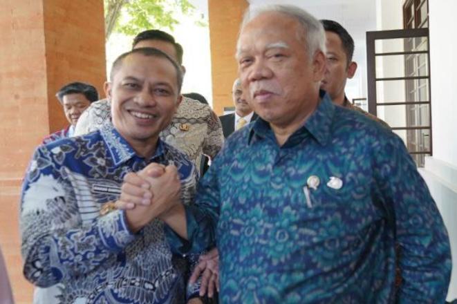 Wabup Bengkalis Jumpa Menteri PUPR Basuki Hadimuljono Bahas Kerjasama Air Bersih