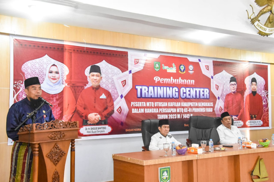 Jelang MTQ Riau, Kafilah Bengkalis Lakukan Pemusatan Pelatihan