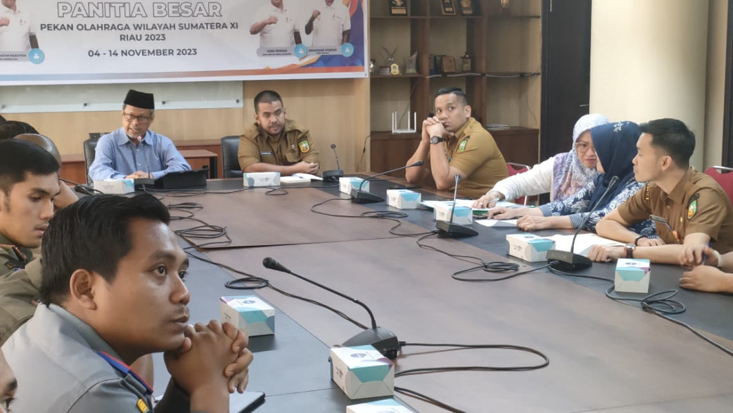 Rapat Persiapan Pelantikan Pj Bupati Inhil, Pemprov Riau Siapkan 50 Undangan untuk Pejabat dan Keluarga