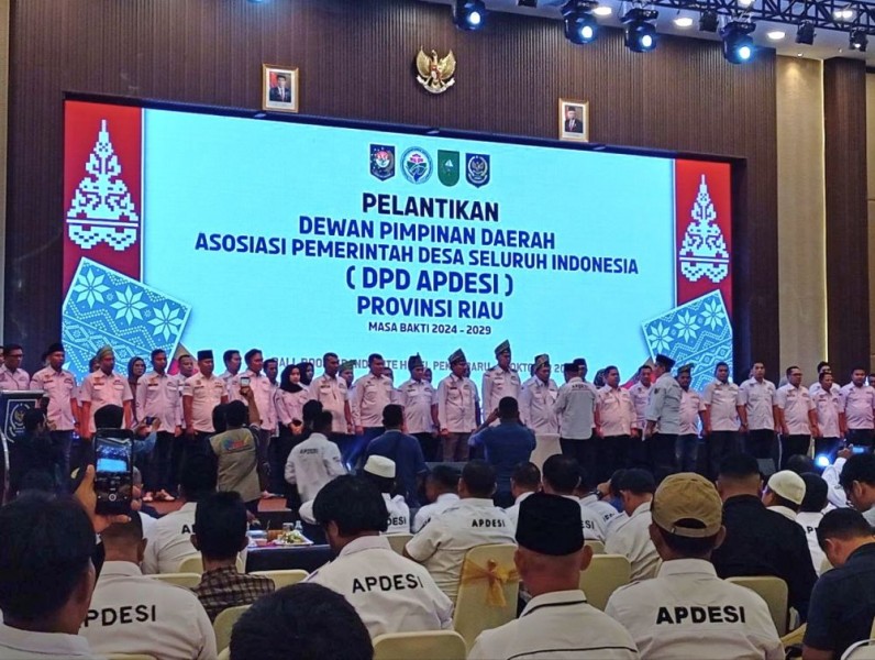 Pengurus DPD APDESI Riau Resmi Dilantik, Ini Harapan Pemprov
