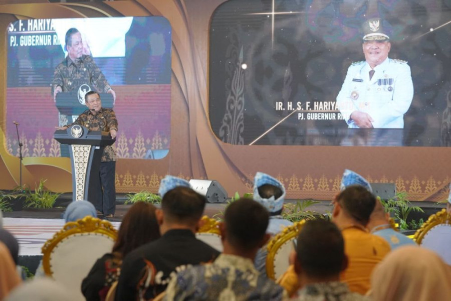 Pj Gubri Hadiri Raker Komwil I Apeksi 2024 di Pekanbaru