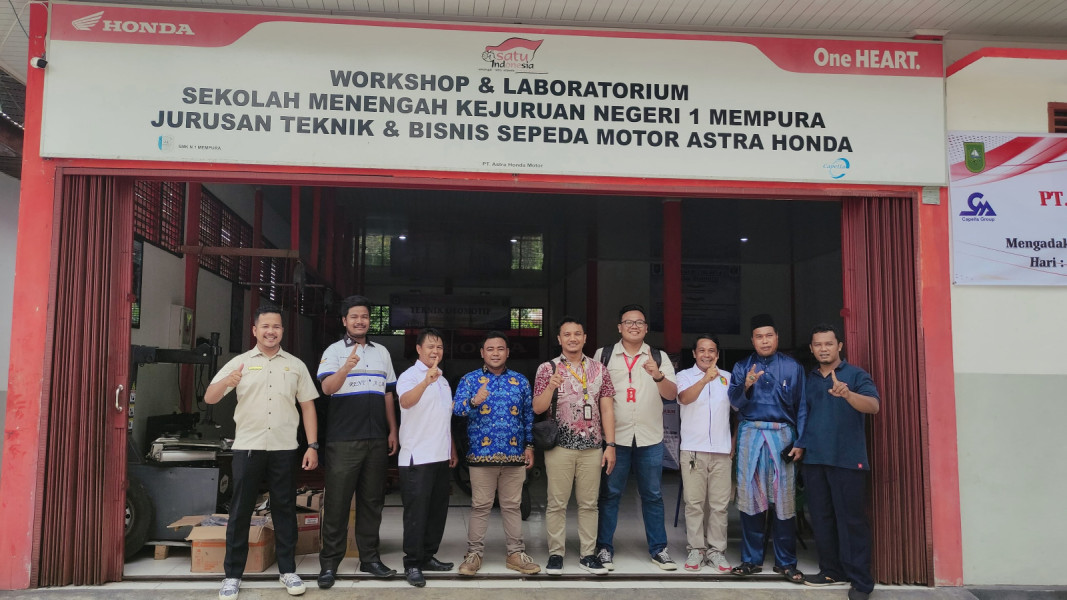 Capella Honda Tingkatkan Kualitas SMK Binaan Bidang Teknik Bisnis Sepeda Motor