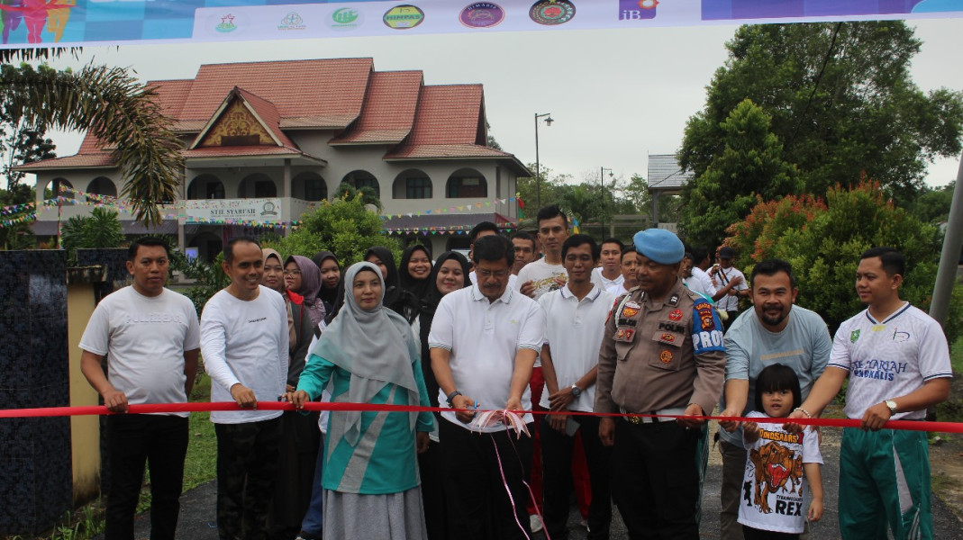 Sempena Hari Keamanan Dunia, STIE Syari’ah Bengkalis Gelar Fun Walk Internasional Berkolaborasi 5 Negara