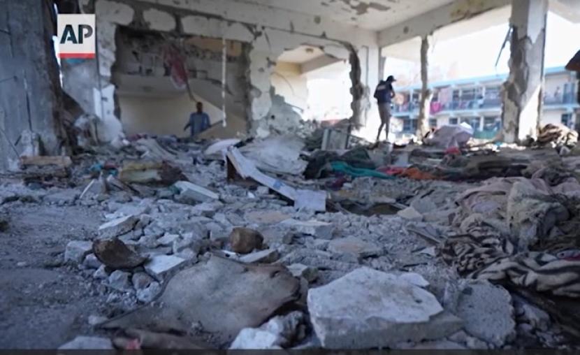 Israel Kembali Bom Sekolah, Jalur Gaza Dinilai tak Aman Bagi Anak-Anak