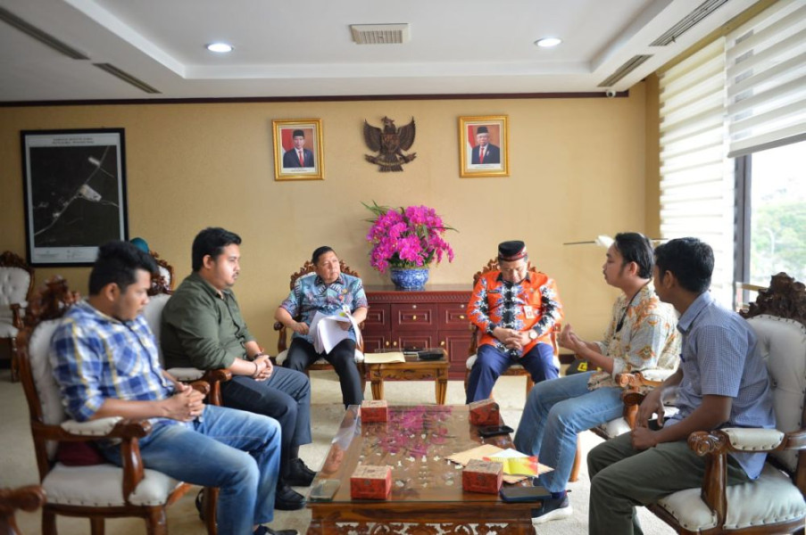 Pemprov Riau Audiensi Bersama Forum Paguyuban Mahasiswa Riau