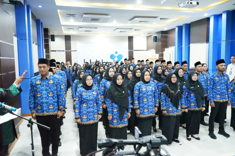 BKKBN Riau Lantik 107 PLKB PPPK