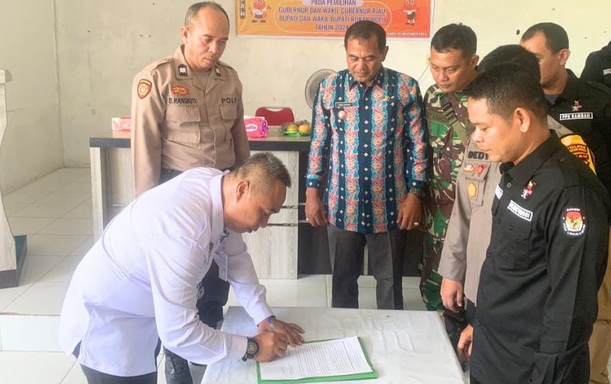 KPPS TPS Khusus Lapas Pasir Pengaraian Resmi Dilantik