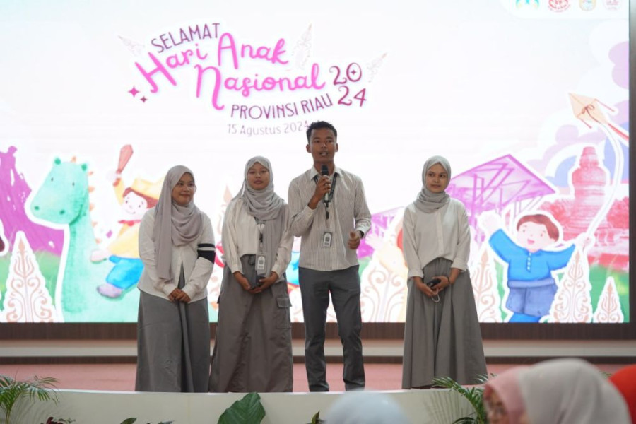 Pemprov Gelar Diskusi Bersama Forum Anak Kabupaten dan Kota Se-Provinsi Riau
