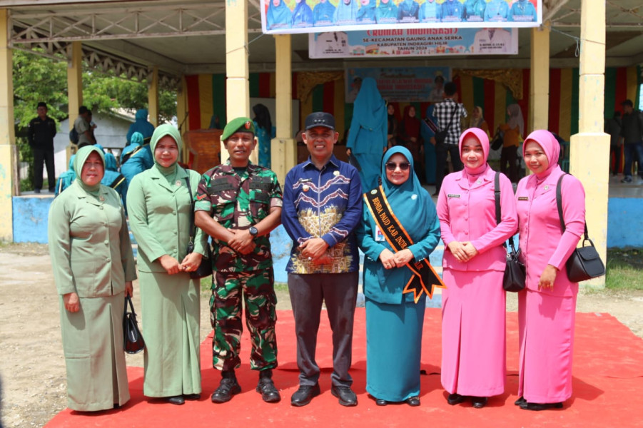 Jambore Kader PKK Kecamatan Gaung Anak Serka Secaran Resmi Dibuka Pj Bupati Inhil