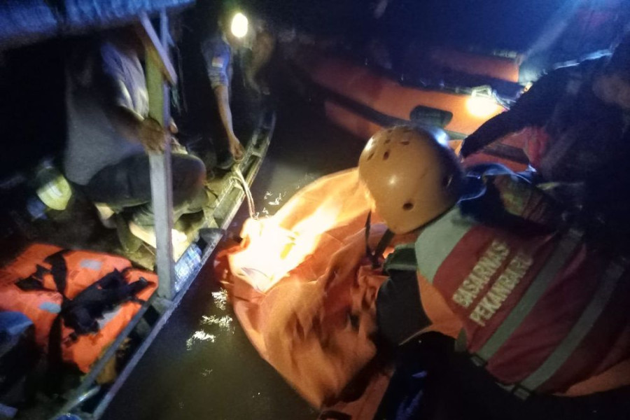 Tim SAR Gabungan Temukan Pria yang Terjun dari Jembatan Maredan Perawang
