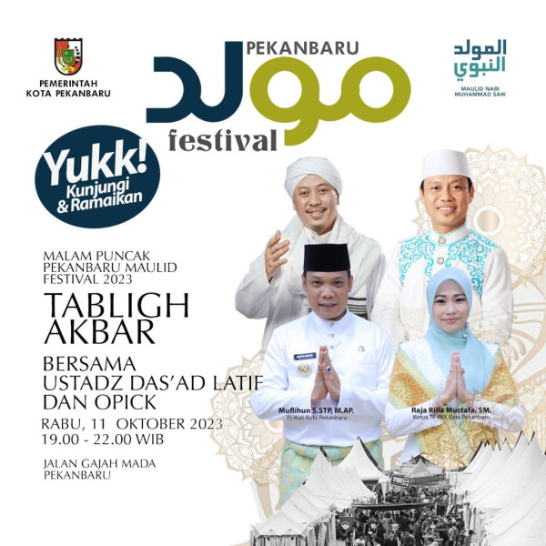Malam Ini, Opick dan Ustad Das'ad Latief Hibur Masyarakat dalam Puncak Pekan Maulid Festival