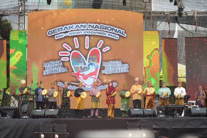 Harvesting Gernas BBI-BBWI Riau, Luhut: Gali Potensi Baru dan Jalin Kolaborasi