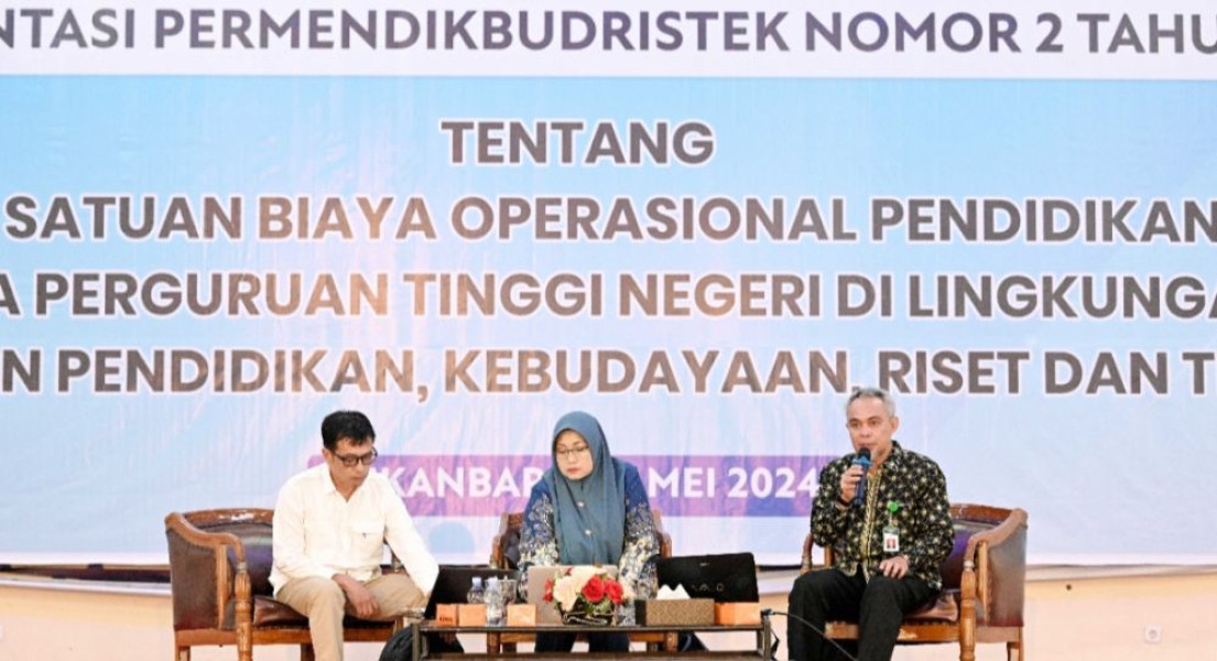 UNRI Sosialisasi Implementasi Permendikbudristek Terkait UKT dan IPI
