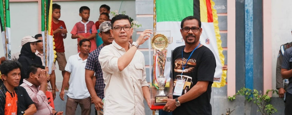 Langkah Siluman Buaya Danau Juara Pacu Jalur Kecamatan Gunung Toar