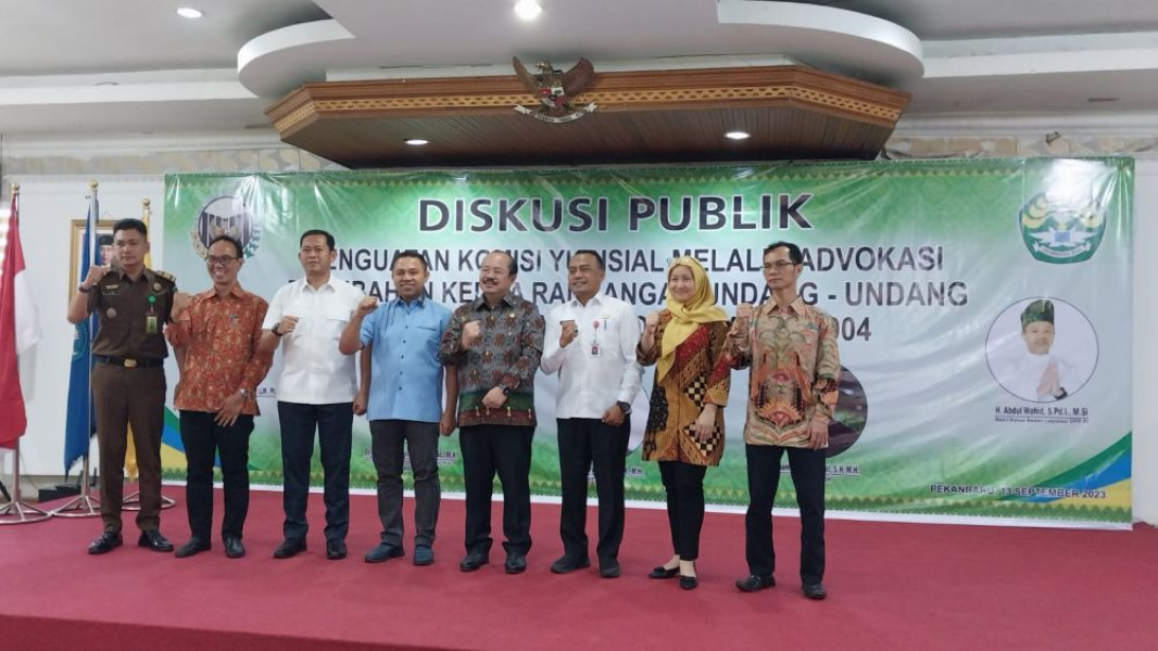 FH Universitas Riau Bersama Komisi Yudisial RI Gelar Diskusi Publik RUU KY