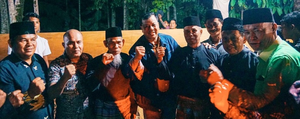 Bupati Hadiri Audiensi Sekaligus Melayur Jalur di Pulau Godang Kari
