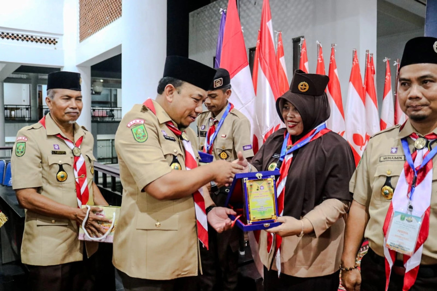 Ketua Kwarcab Kepulauan Meranti Hj. Ismiatun Ikuti Rakerda Gepram Riau 2024