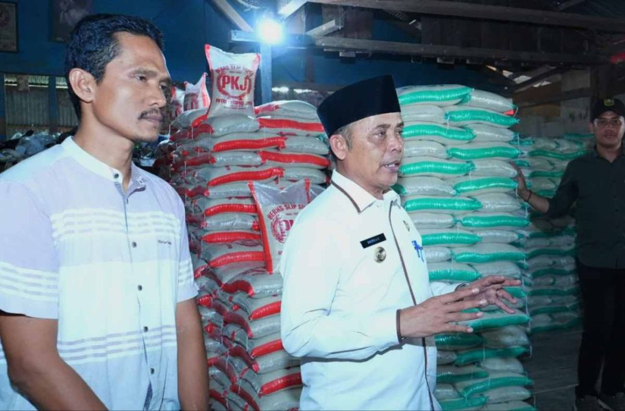 Pemkab dan Petani di Inhil Sepakat Tidak Jual Gabah ke Daerah Lain