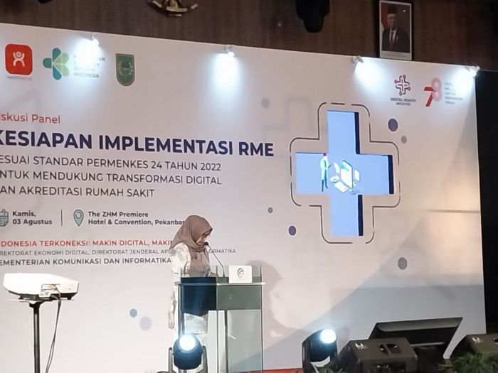 Bangun Sistem Kesehatan Nasional Berbasis Individu, Diskes Gelar Panel Diskusi Implementasi RME di Riau